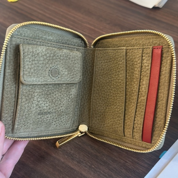 Hammitt 5 North Wallet- plume moss nuback with gold studs - Picture 3 of 9